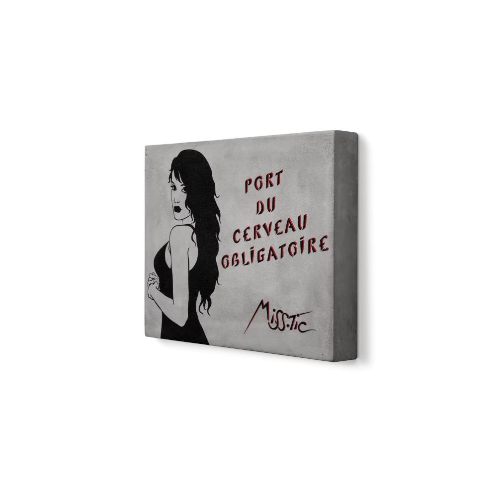 Miss.Tic sur béton - Port du cerveau obligatoire - Artémus éditions