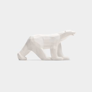 Ours Blanc 23 cm - Le Choc des Titans - Orlinski Pompon